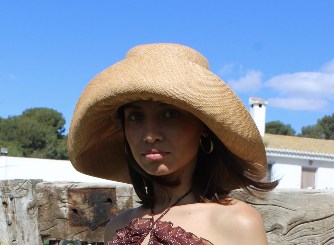 Chapéu Riviera Natural (dois tamanhos de aba)