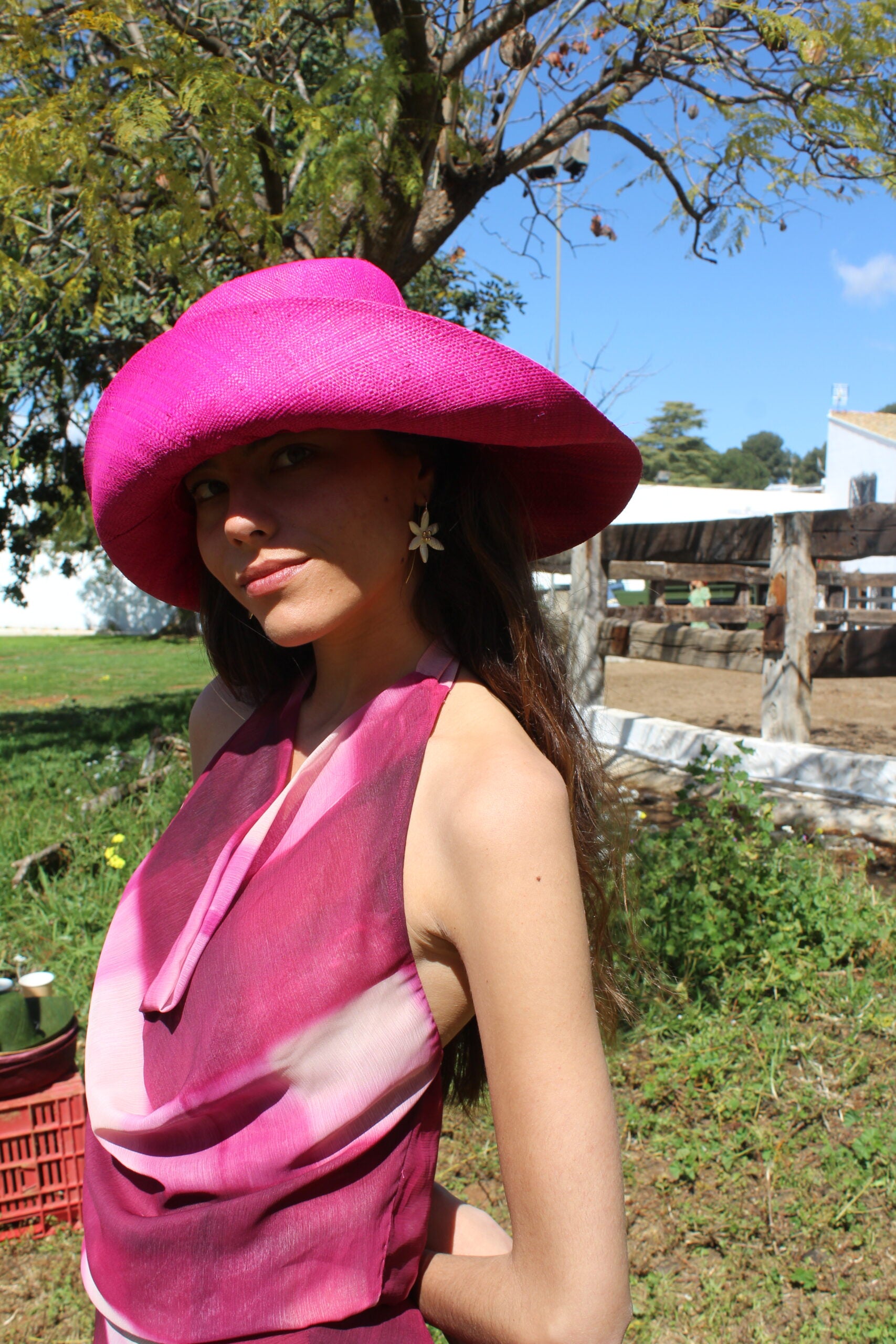 Sombrero Riviera Rosa Fucsia