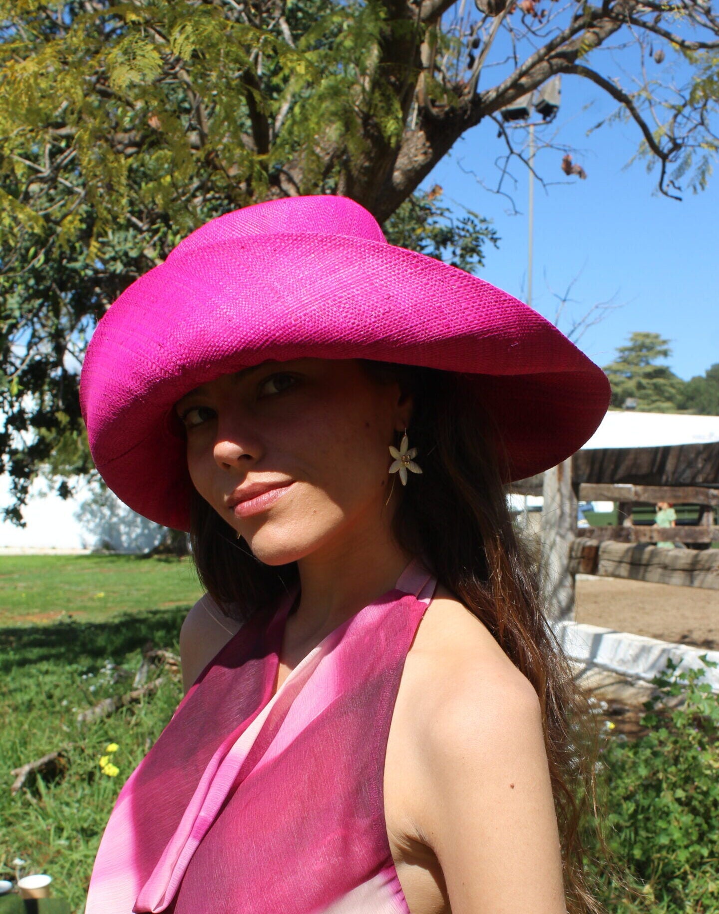 Sombrero Riviera Rosa Fucsia