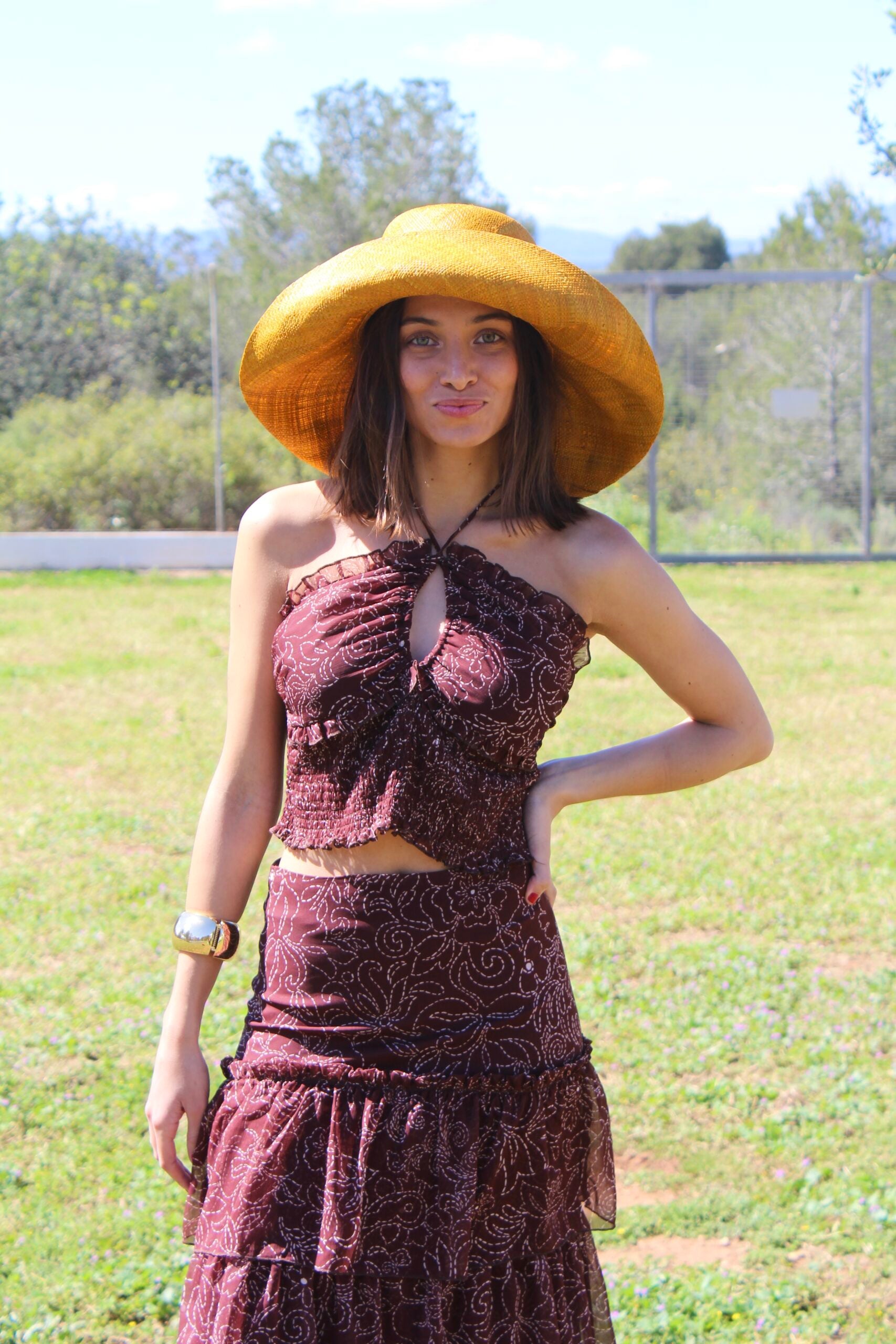 Sombrero Riviera Amarillo Mostaza