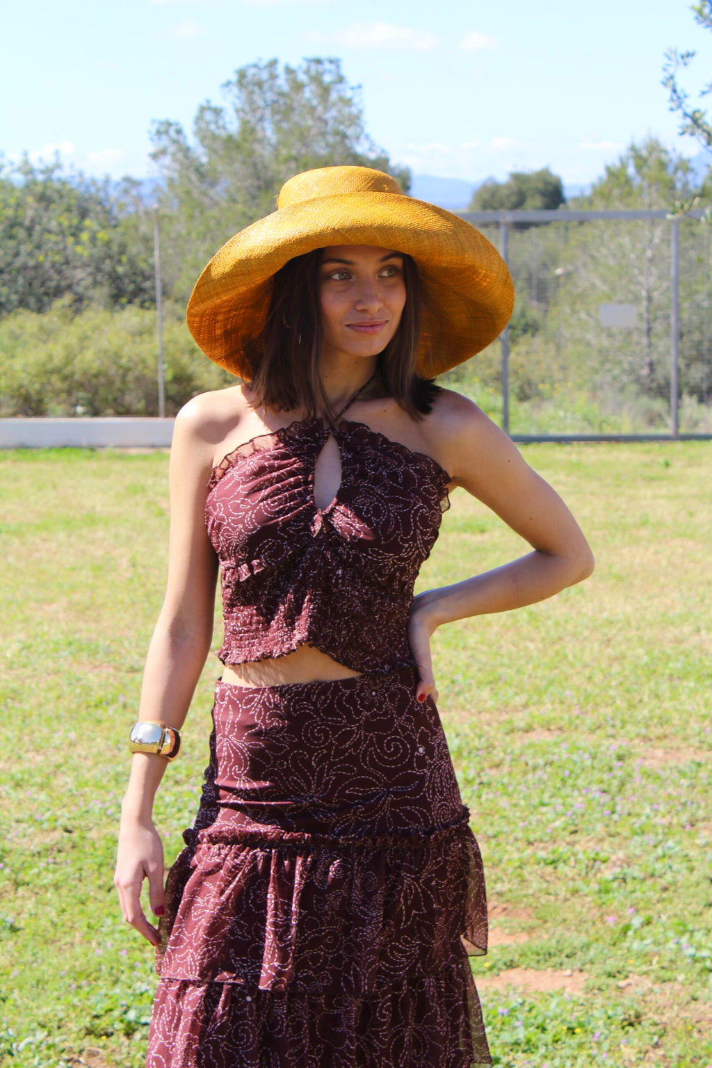 Sombrero Riviera Amarillo Mostaza