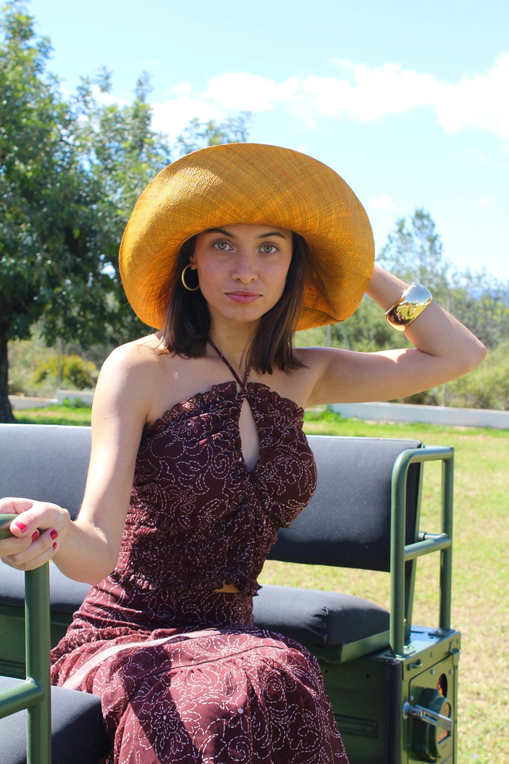 Chapéu Riviera Amarelo Mostarda