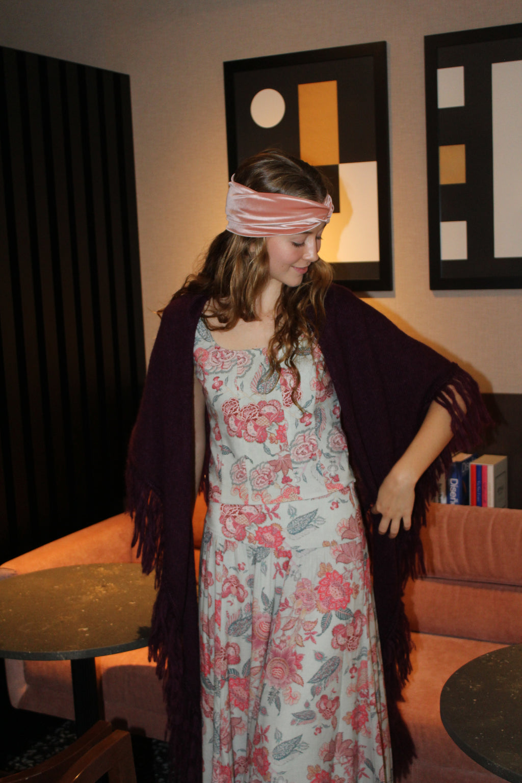 Xaile 100% mohair - Beringela