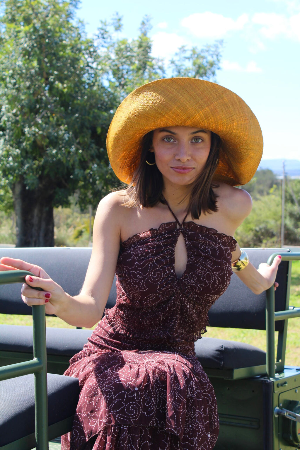 Sombrero Riviera Amarillo Mostaza