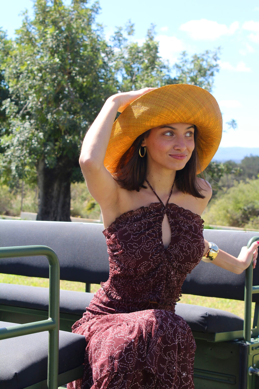 Sombrero Riviera Amarillo Mostaza