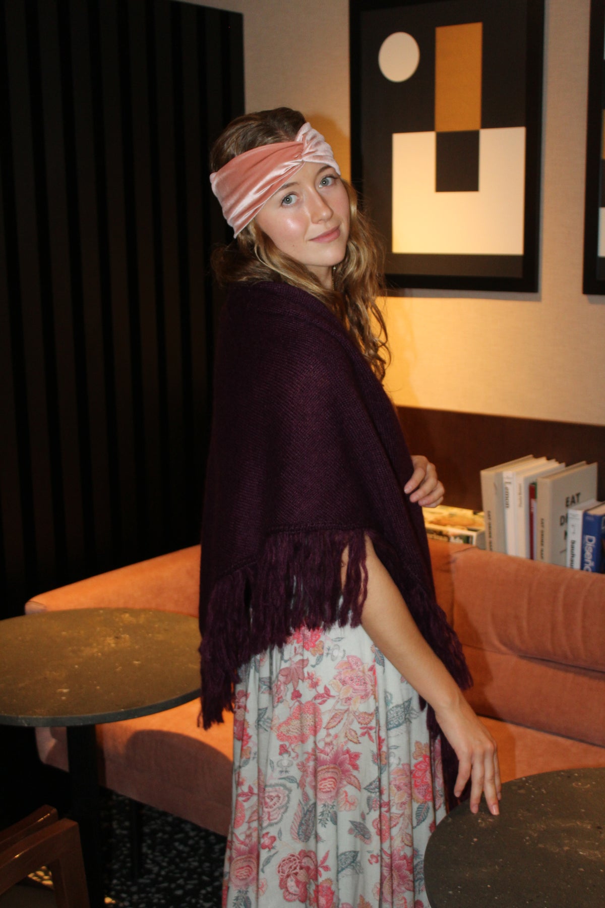 Xaile 100% mohair - Beringela