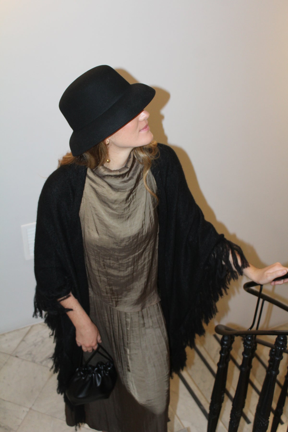 Xaile 100% Mohair - Preto