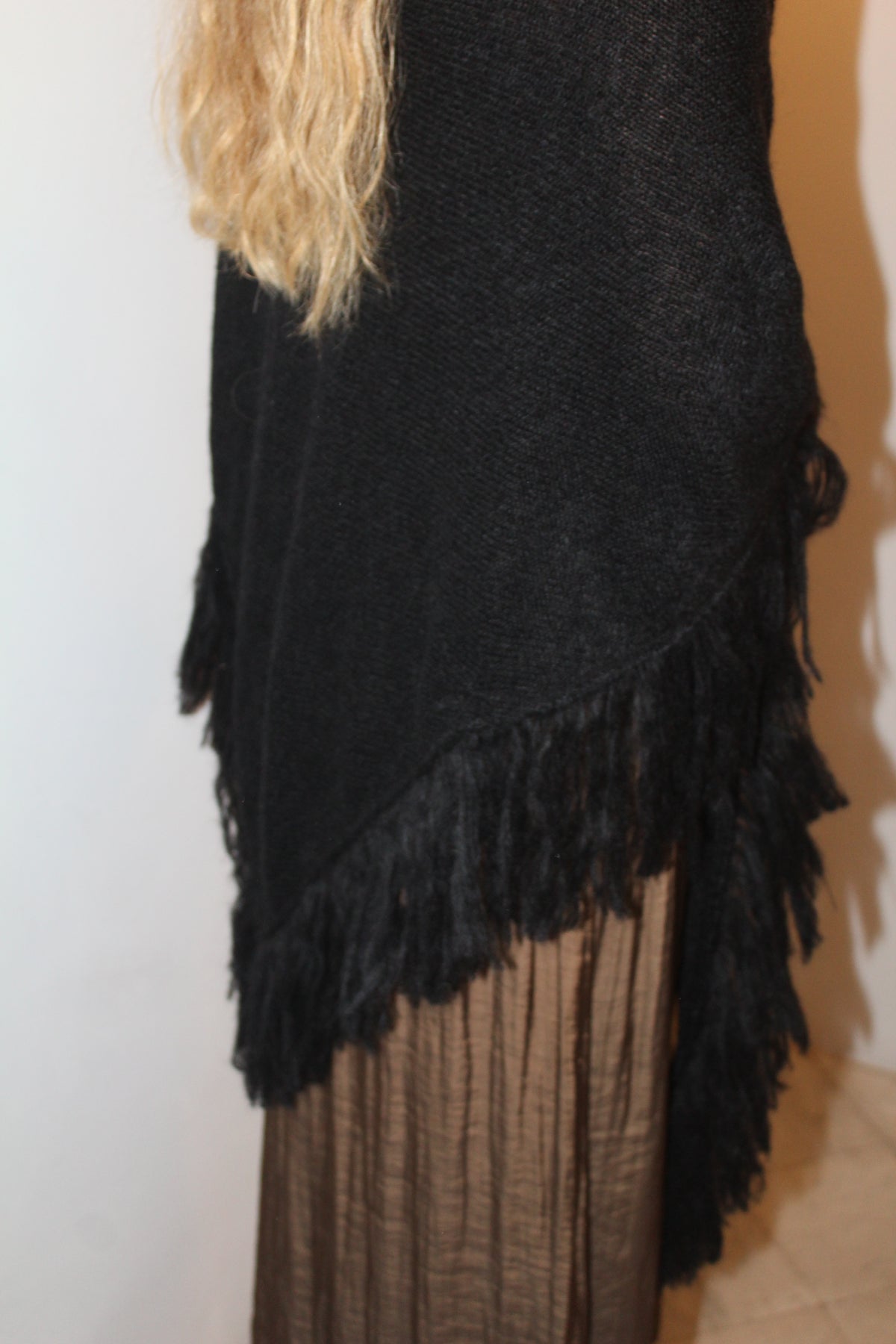 Xaile 100% Mohair - Preto