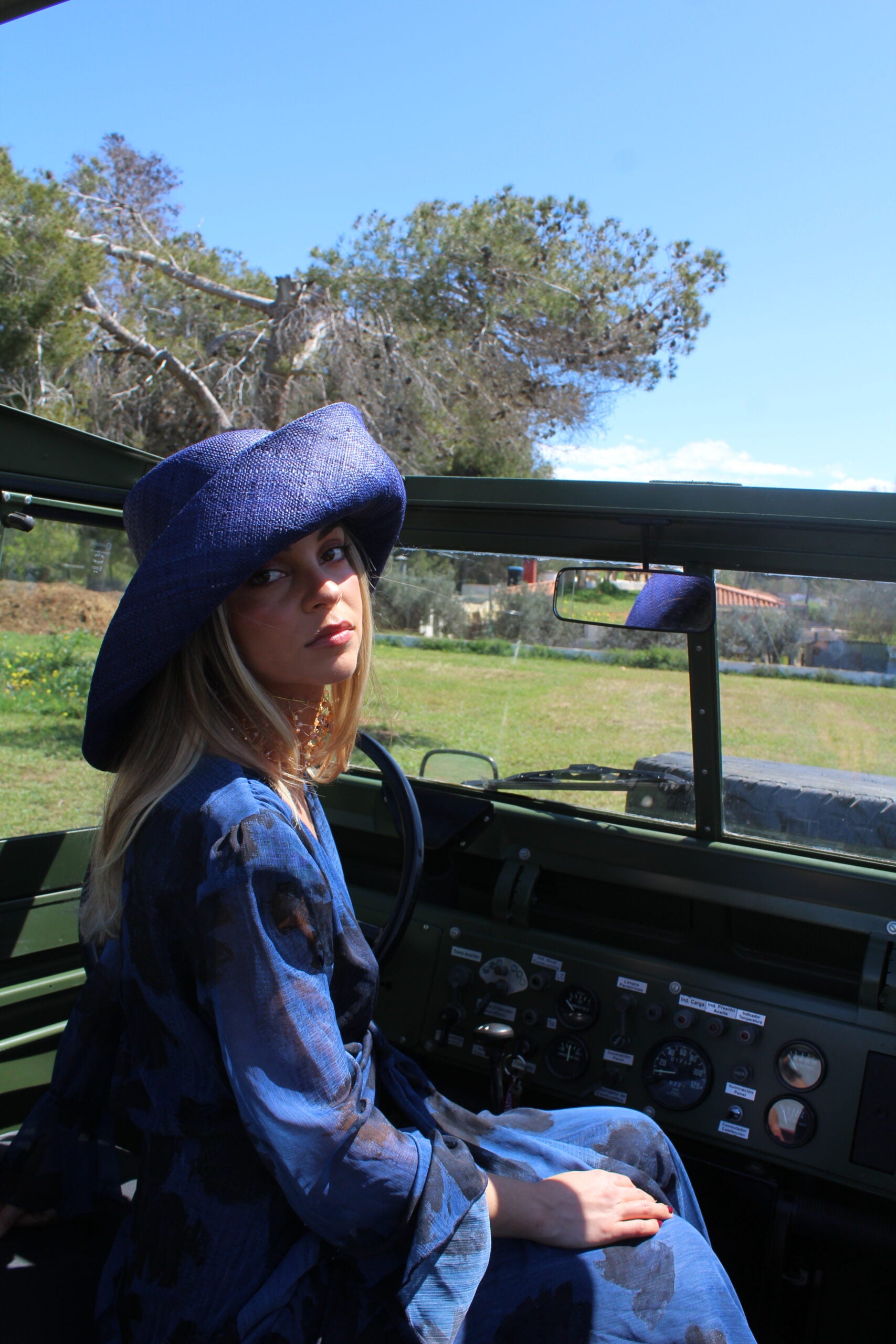 Chapéu Riviera Azul Escuro