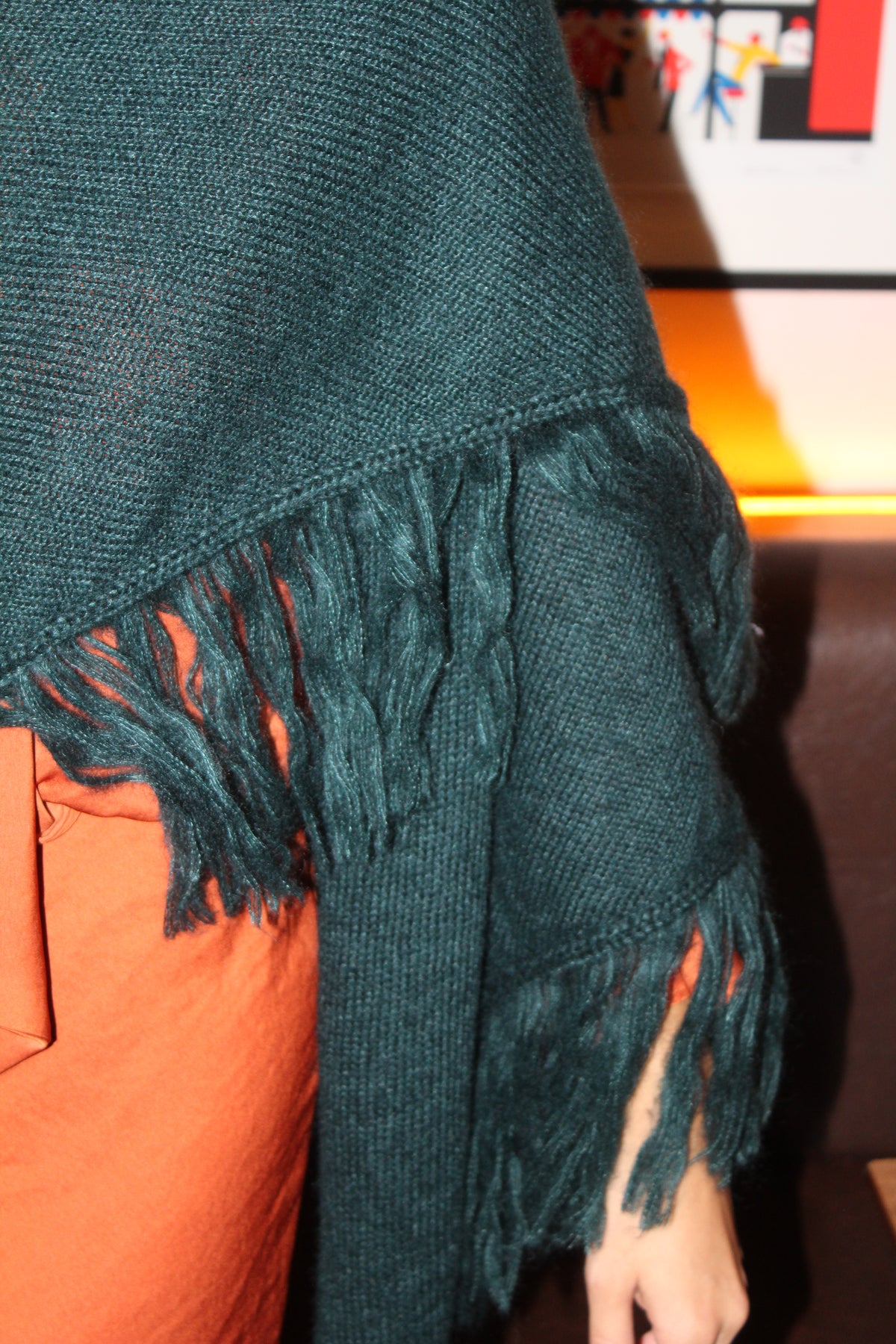 Xaile 100% Mohair - Verde Garrafa