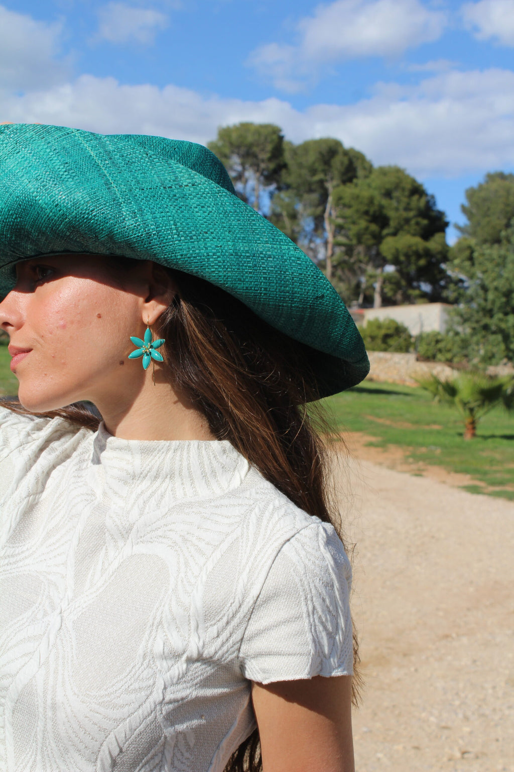 Chapéu Riviera Azul Turquesa