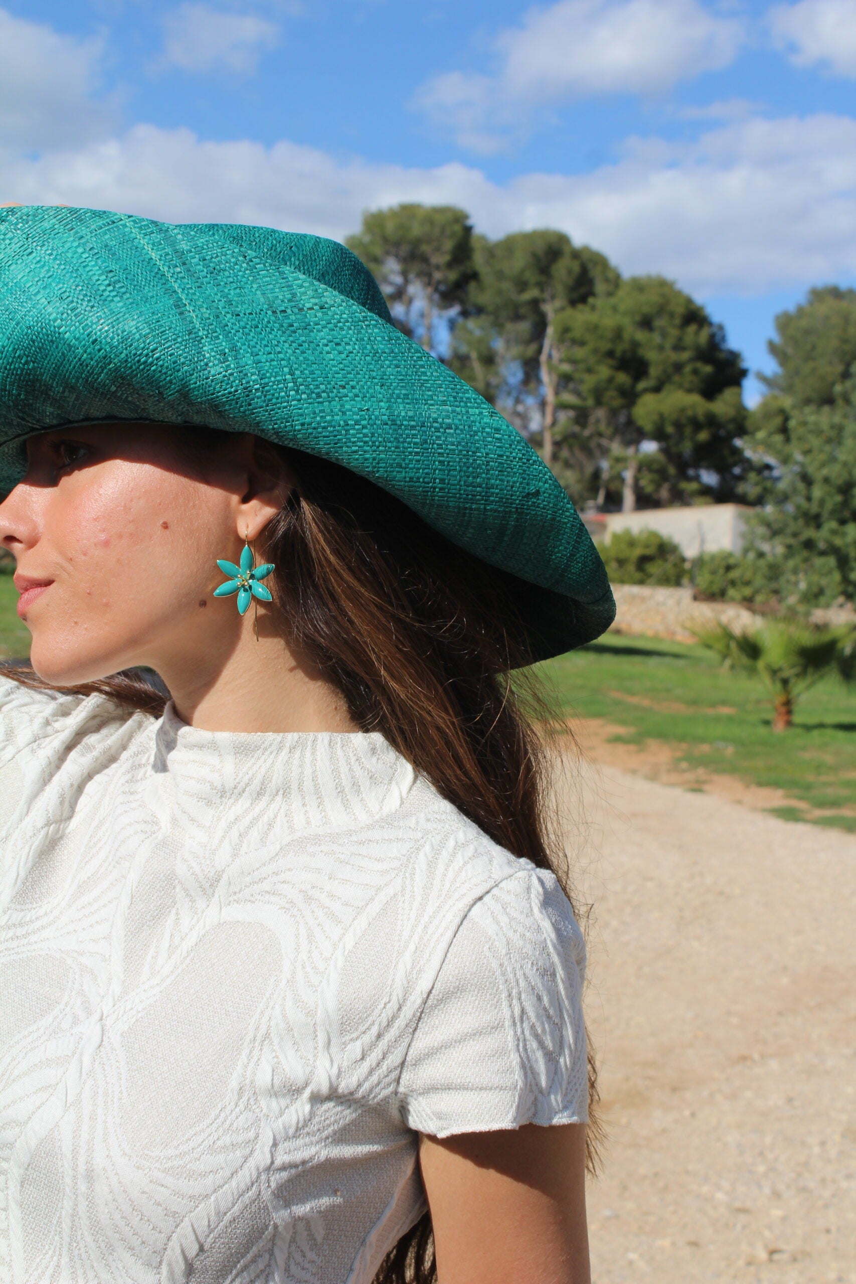 Chapéu Riviera Azul Turquesa