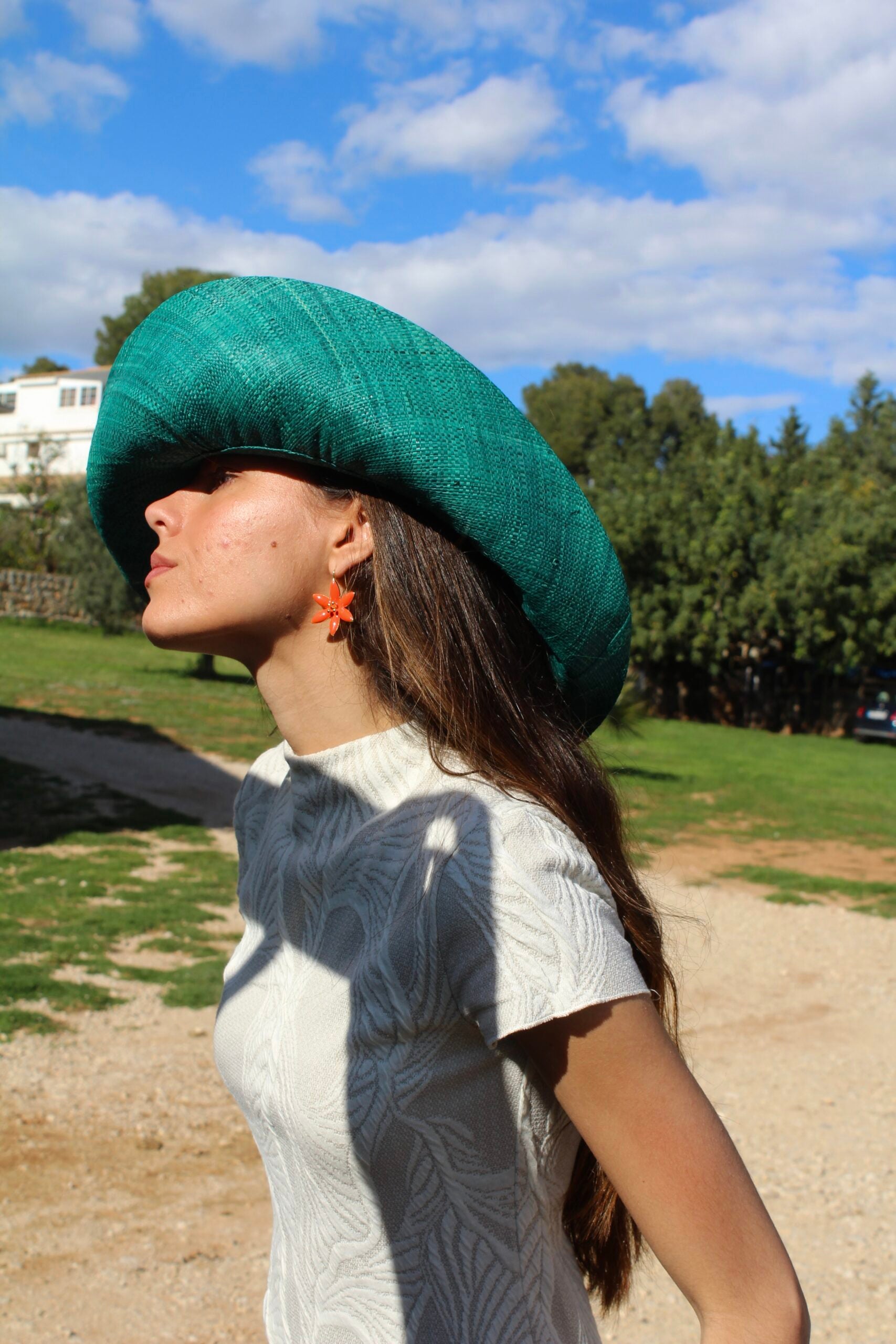 Pendientes Azahar Naranja