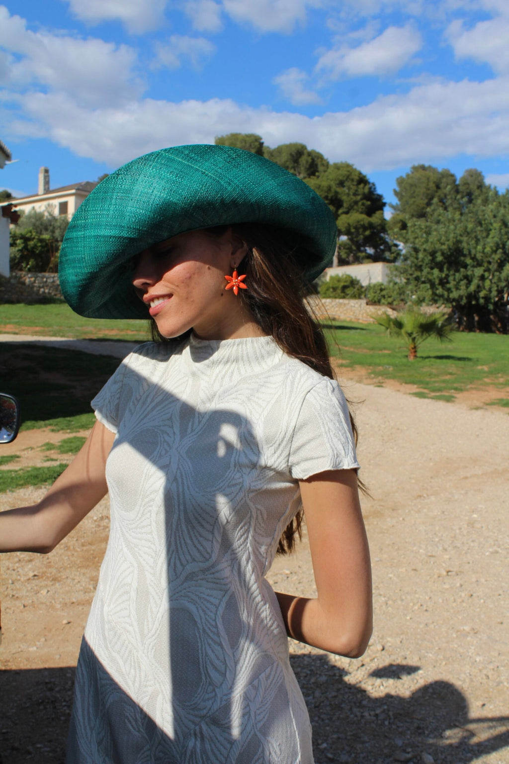 Pendientes Azahar Naranja