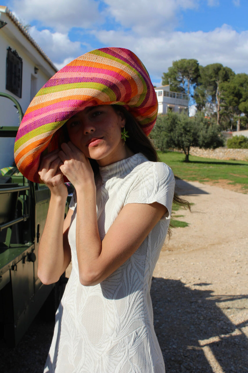 Pendientes Azahar Verde pistacho