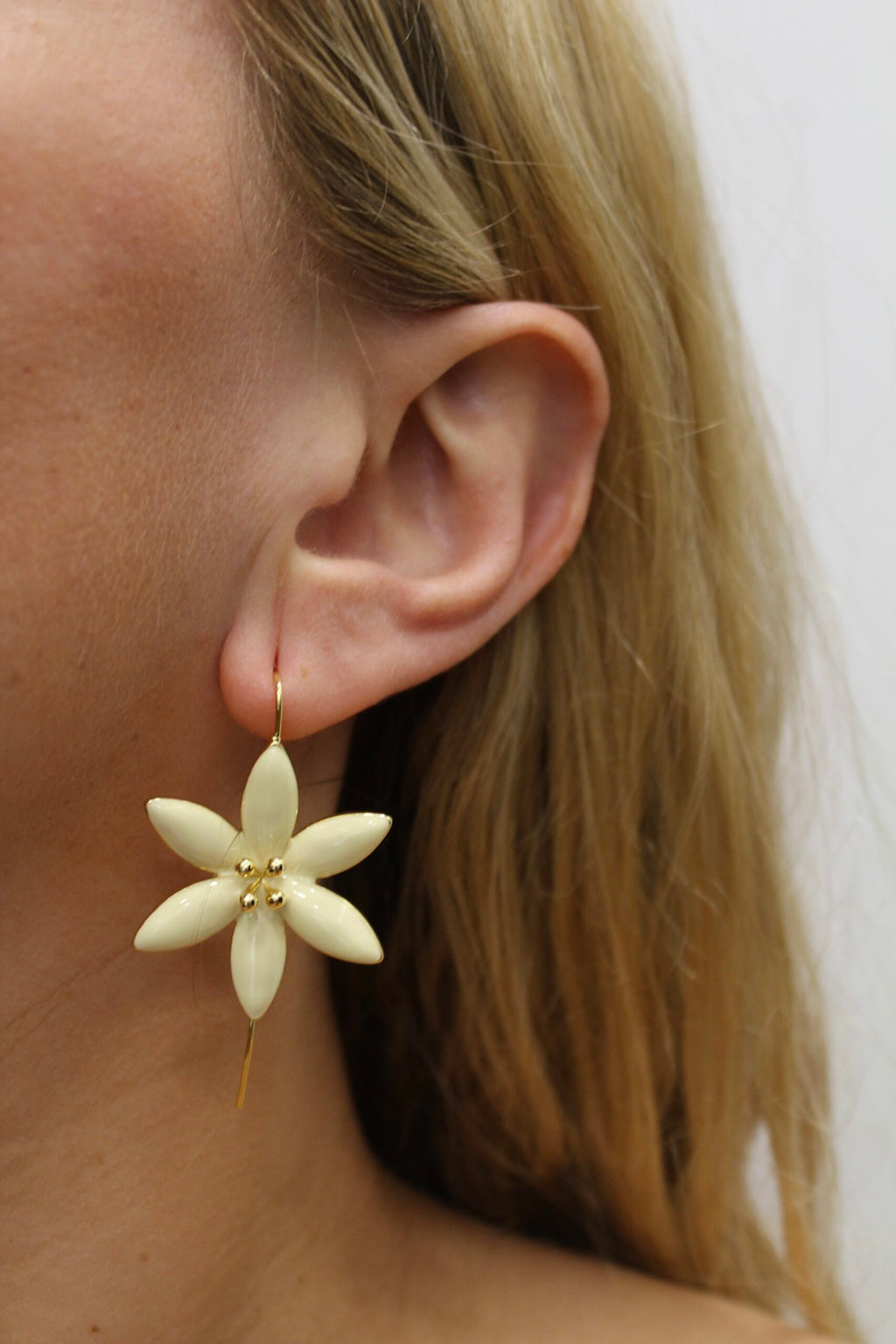 Pendientes Azahar Blanco