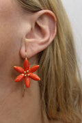 Pendientes Azahar Naranja