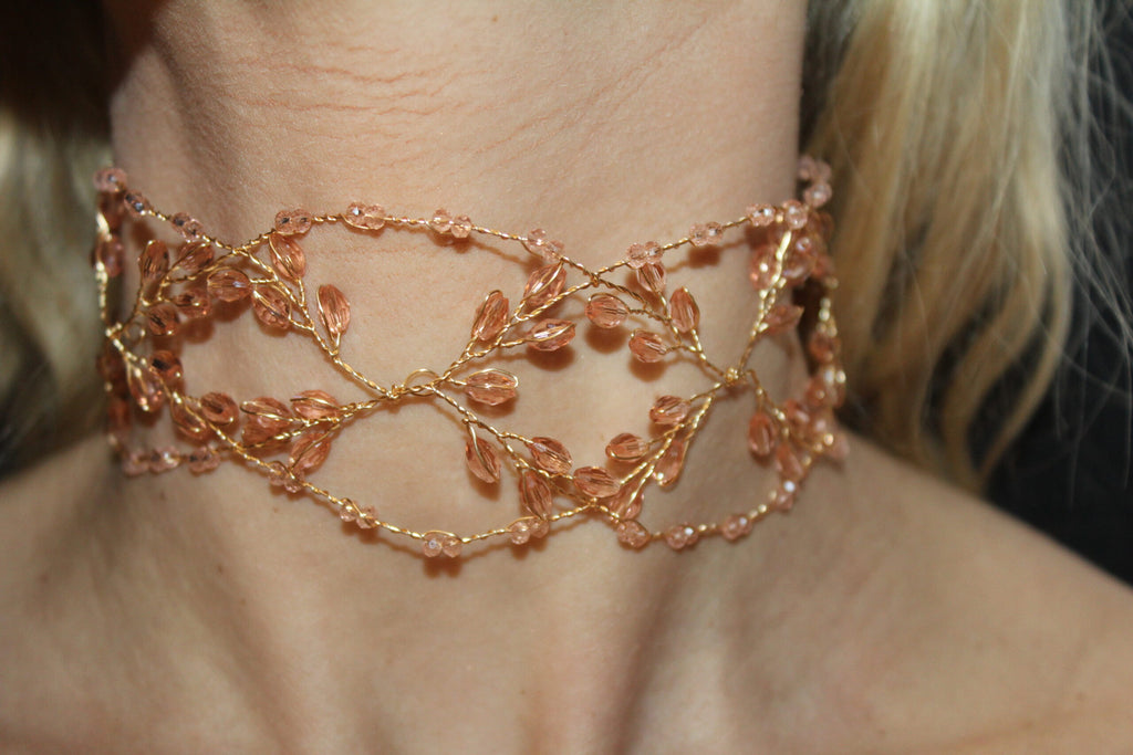 Gargantilha rosé Santa Elena