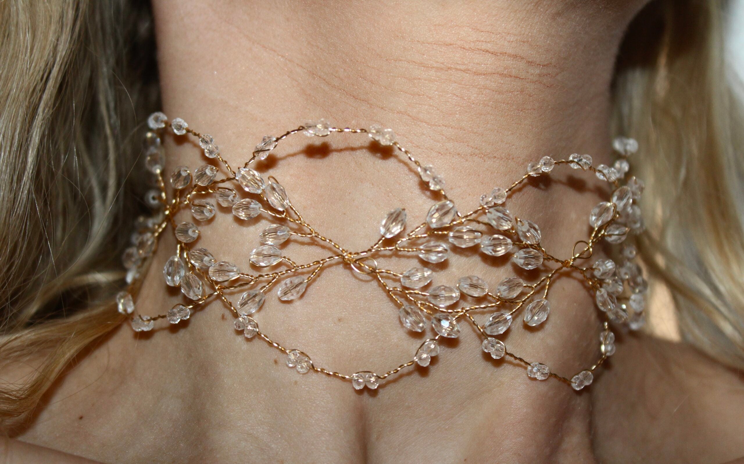 Gargantilha de cristal Santa Elena