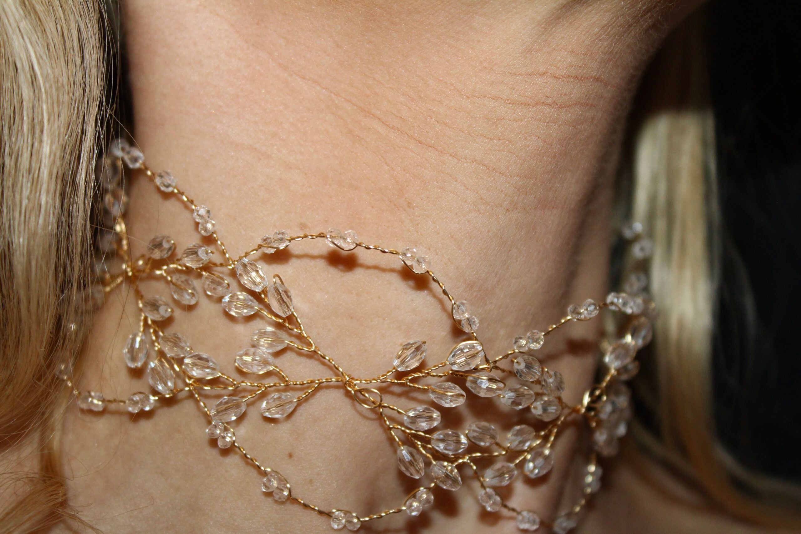 Gargantilha de cristal Santa Elena