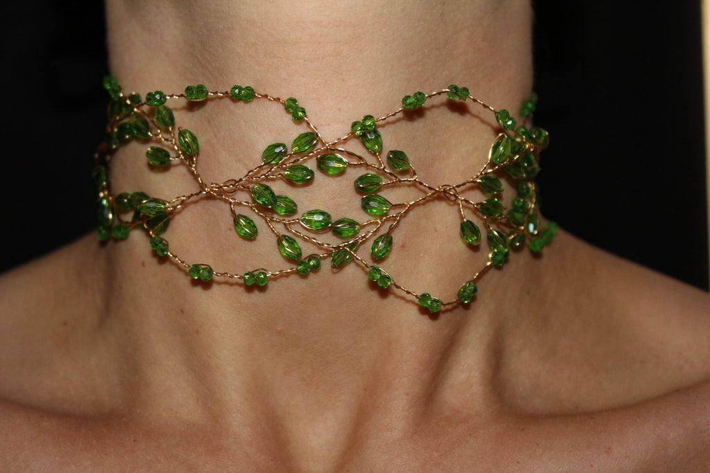 Gargantilla Santa Elena Verde Claro