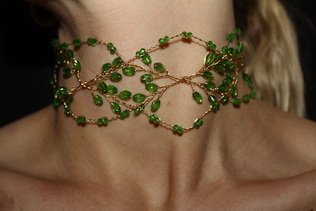 Gargantilla Santa Elena Verde Claro