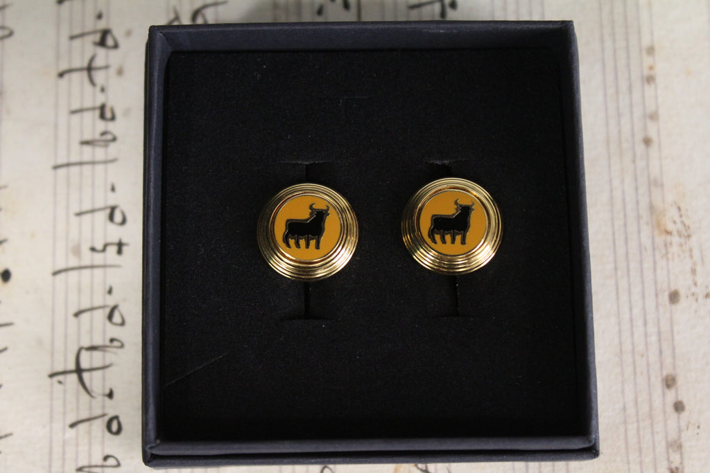 Gemelos vintage italianos de Tauromaquia