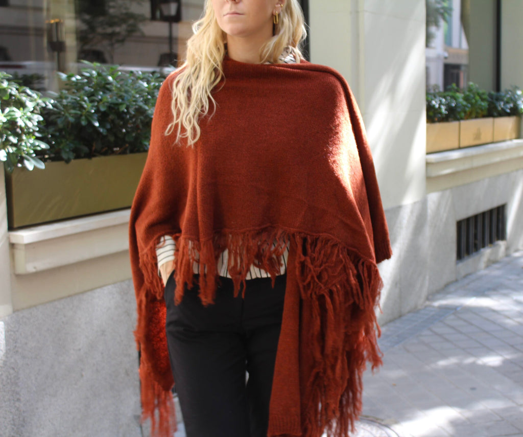 Xaile de lã Outlander - Azulejo