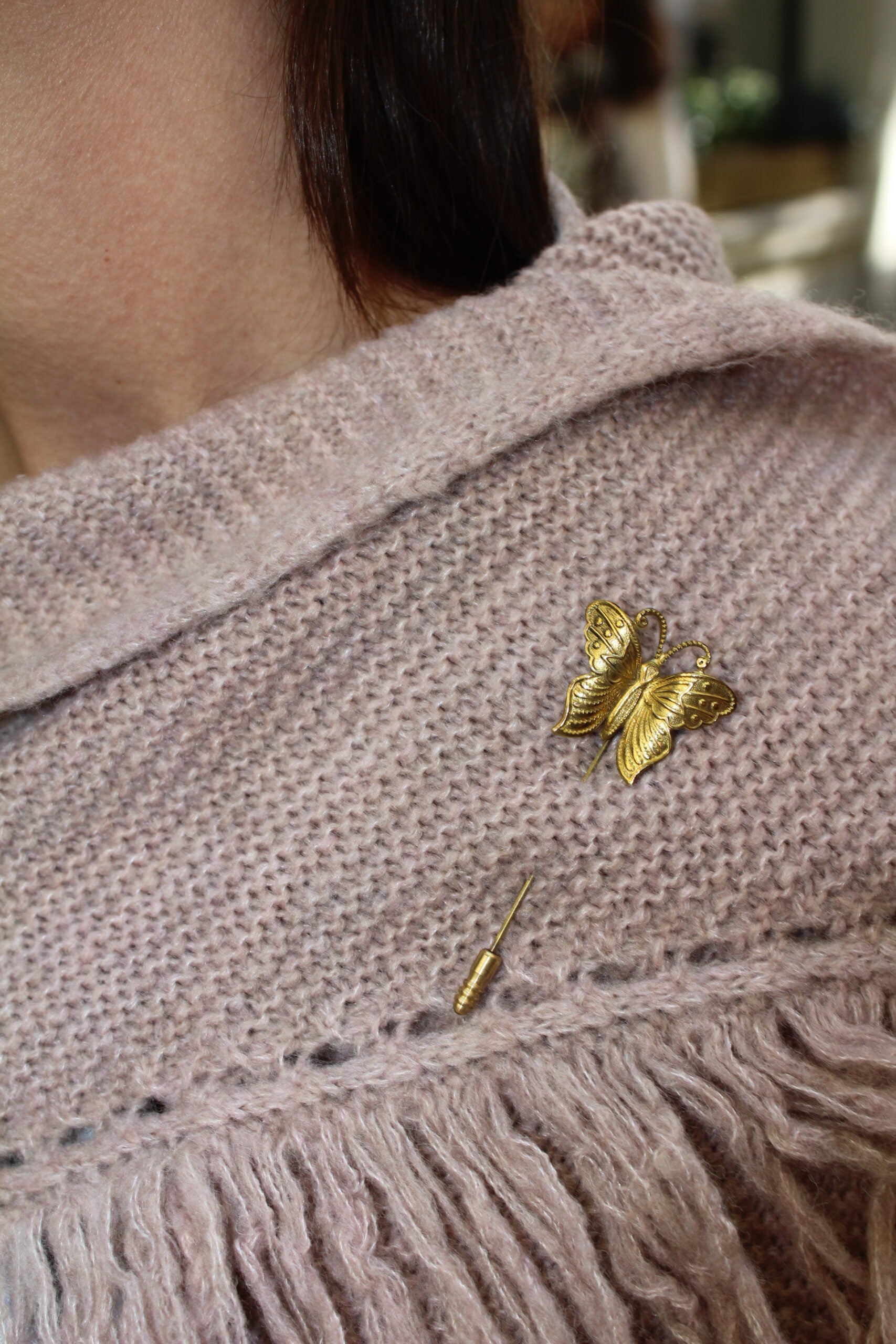 Chal de lana Balmoral - Rosa Maquillaje