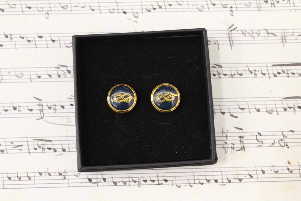 Gemelos Cubrebotones vintage franceses de amarras