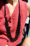 Collar Calella Multiposición (negro, morado, rojo)
