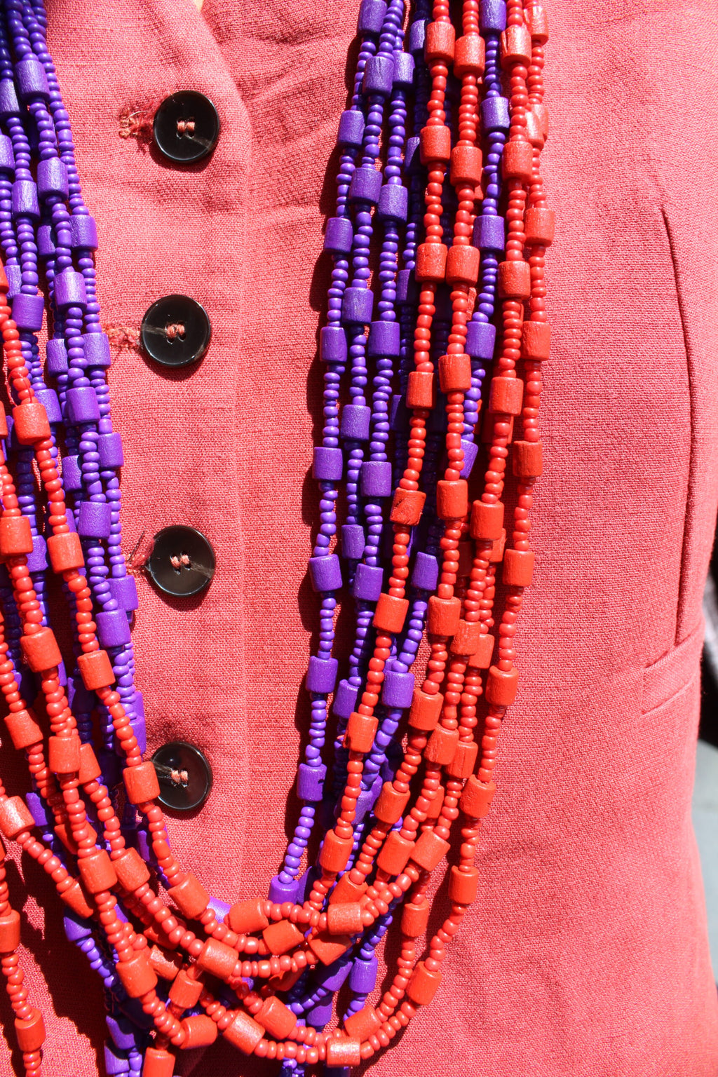 Collar Calella Multiposición (negro, morado, rojo)