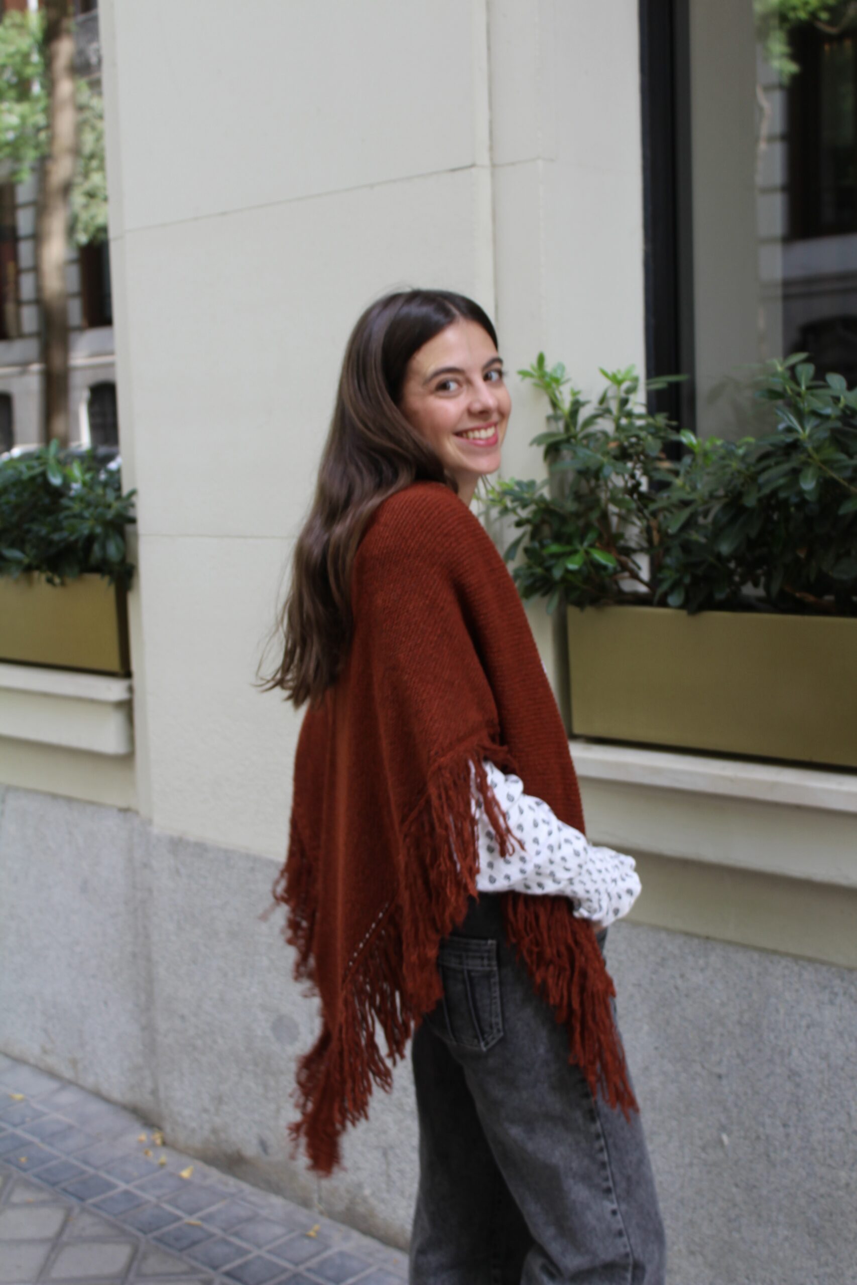 Chal de lana Balmoral - Teja