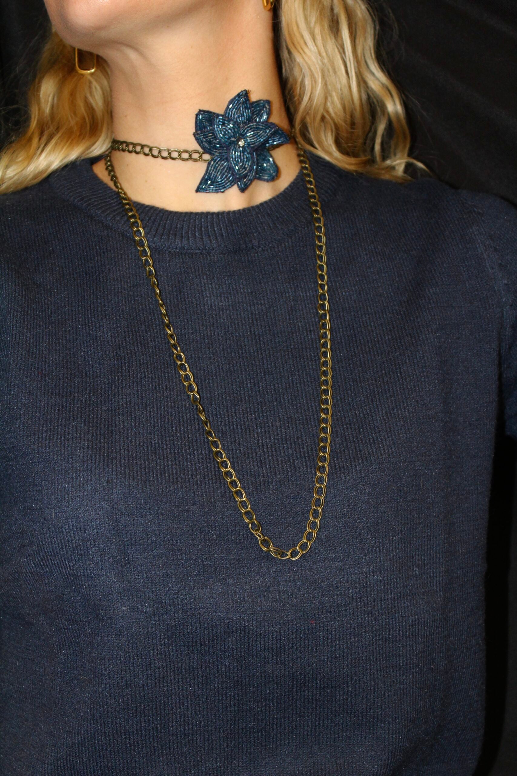 Collar Carnaby azul oscuro