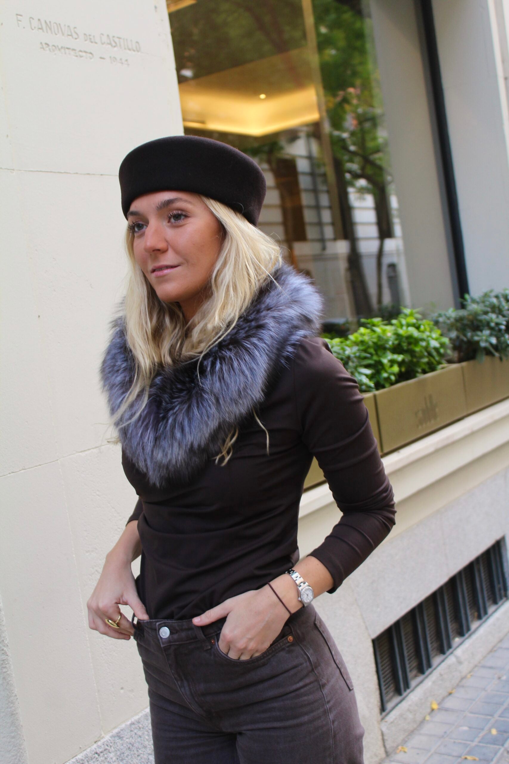 Boné Karenina - Castanho Chocolate