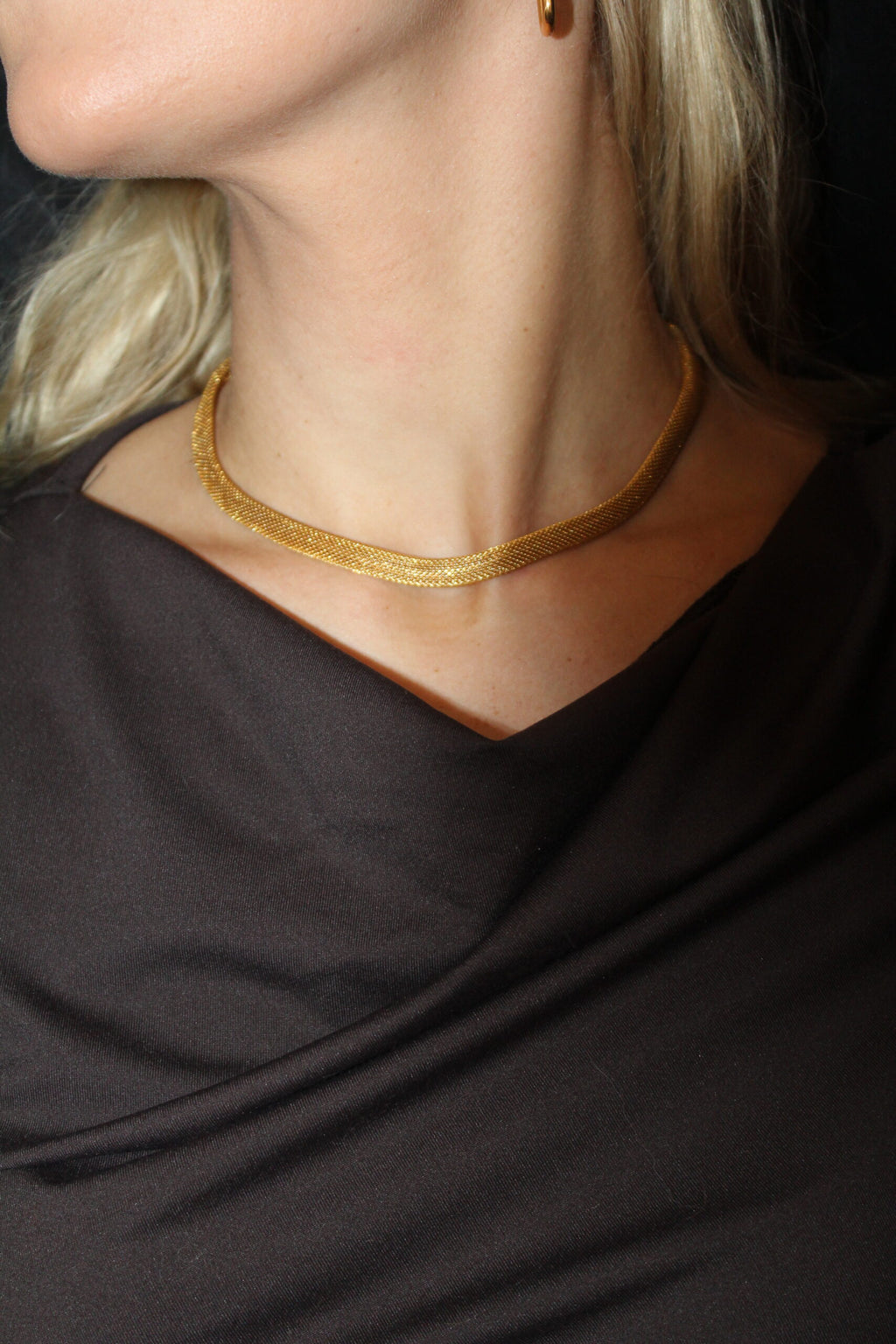 Collar vintage de malla