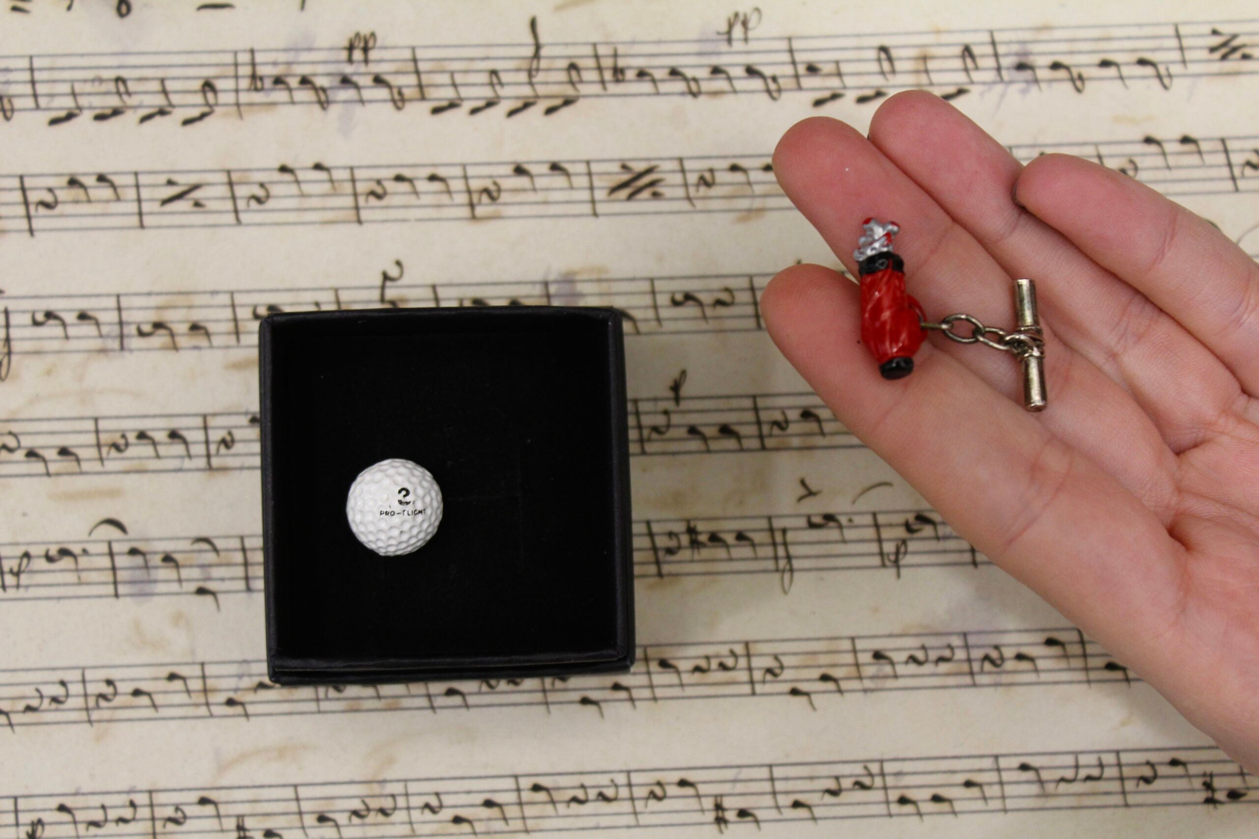 Gemelos vintage de golf 05