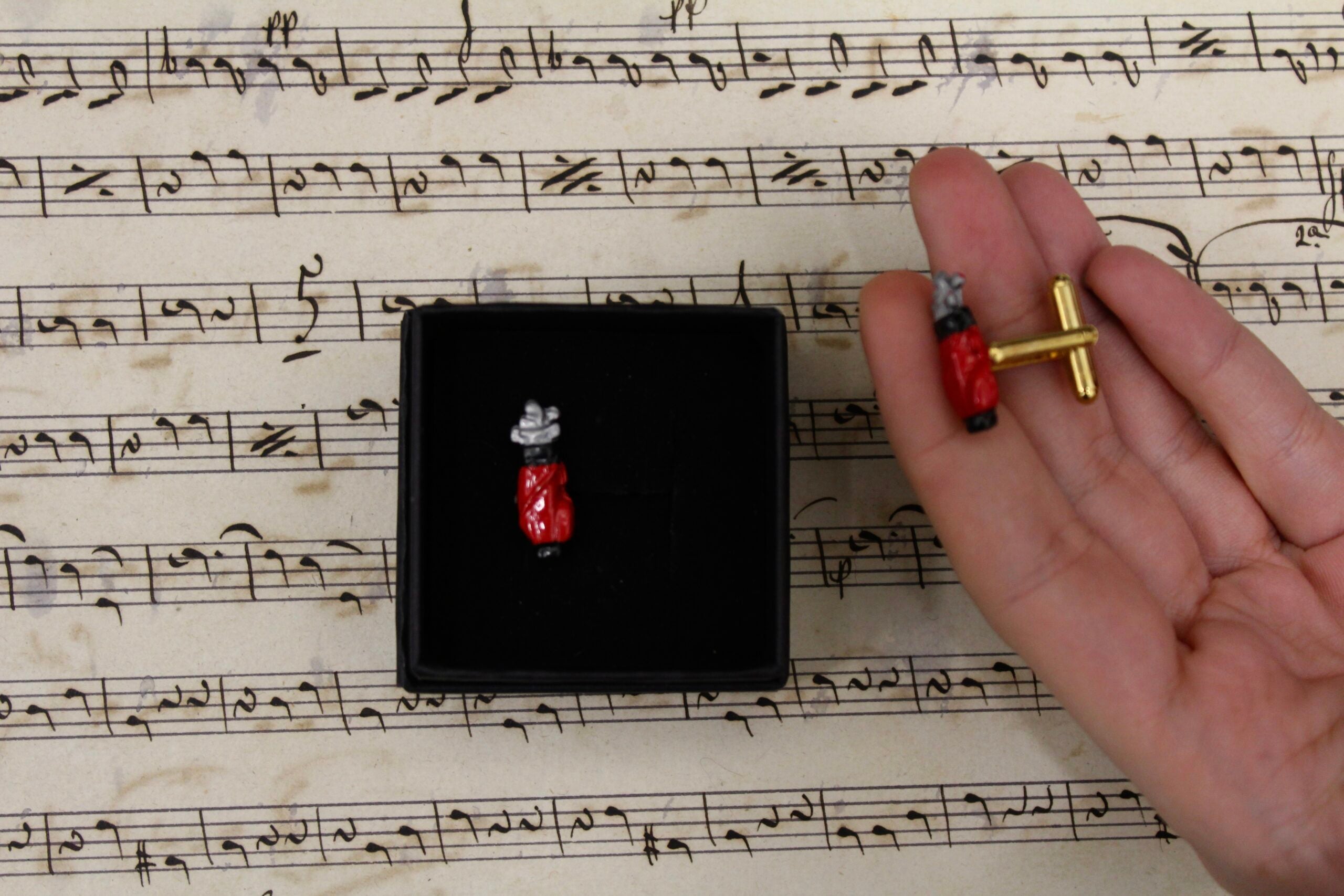 Gemelos vintage de golf 04