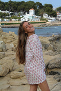 Camisa Tramuntana helechos rojo