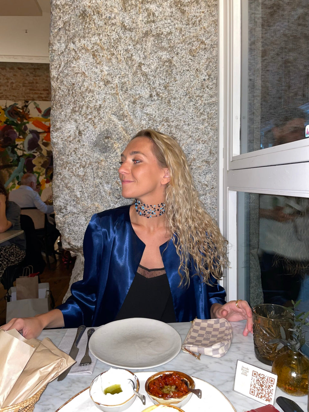 Gargantilha Meribel Azul