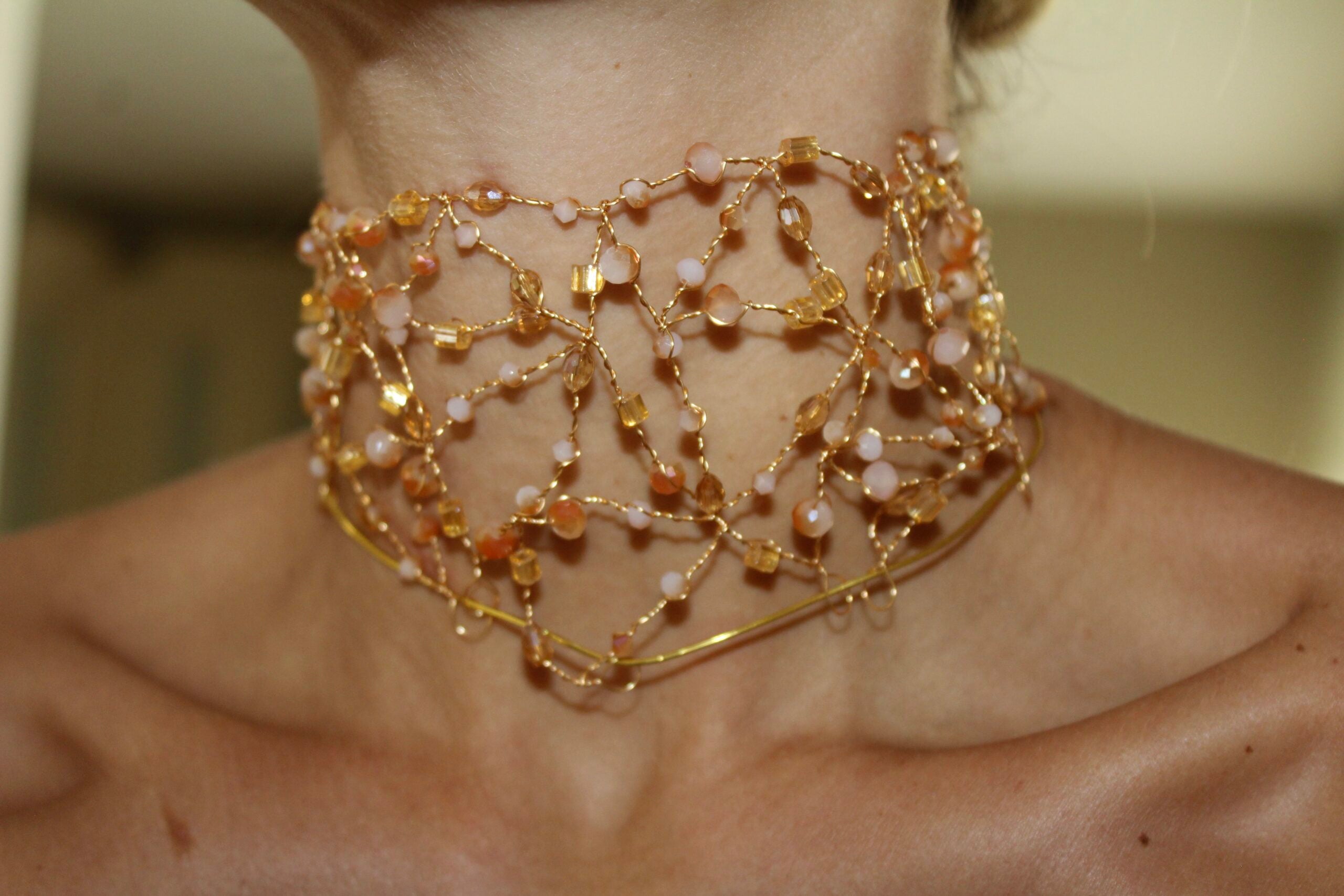 Gargantilha Meribel Champagne