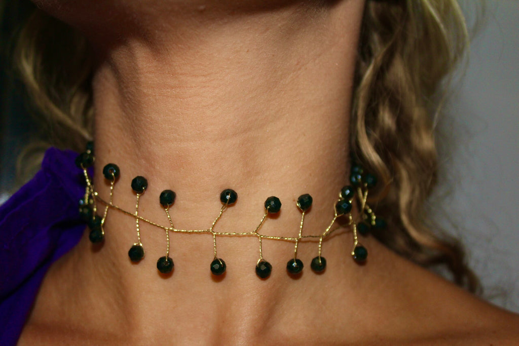 Gargantilha Tirolesa Verde