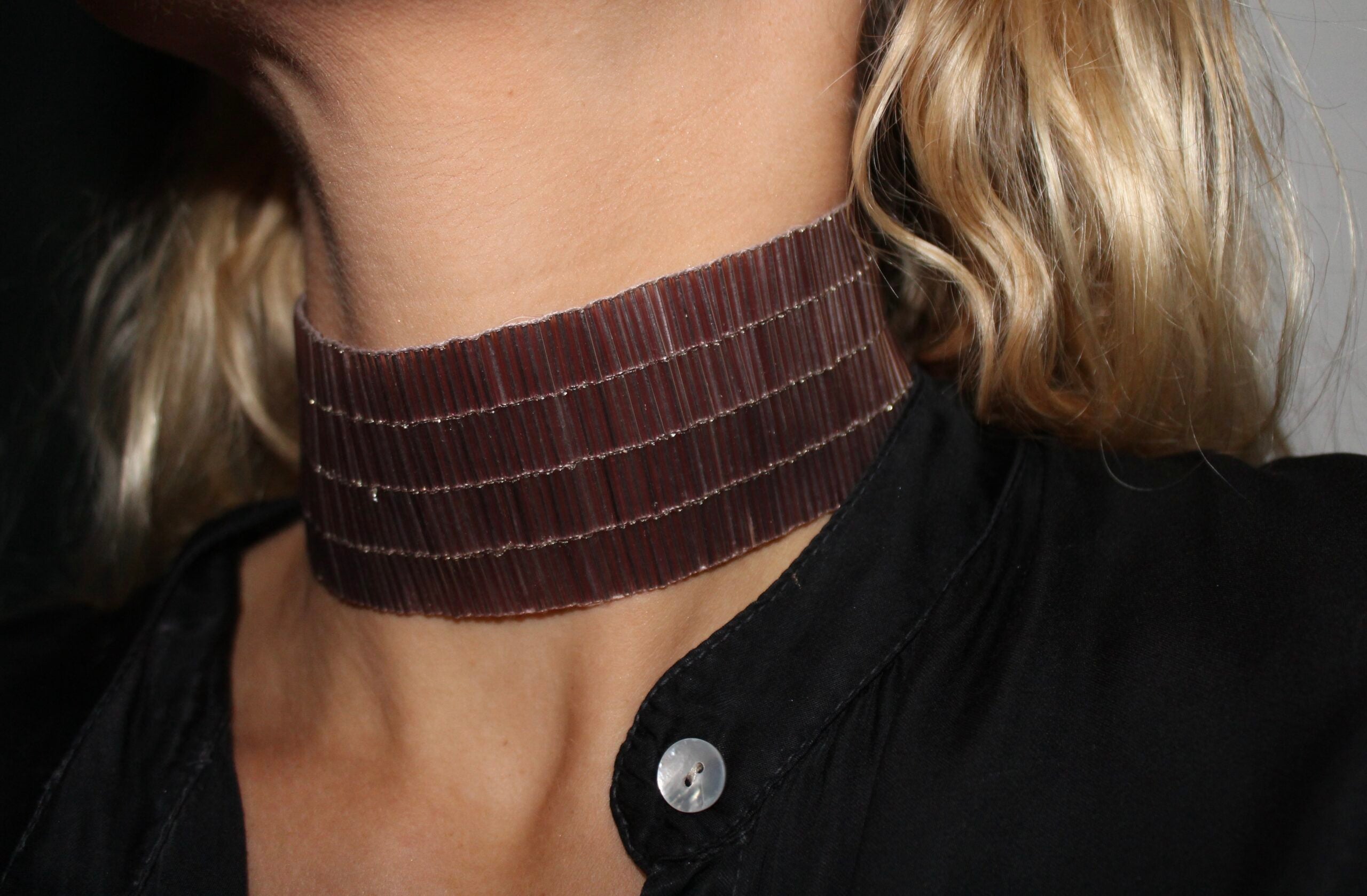 Gargantilla Flash rosa