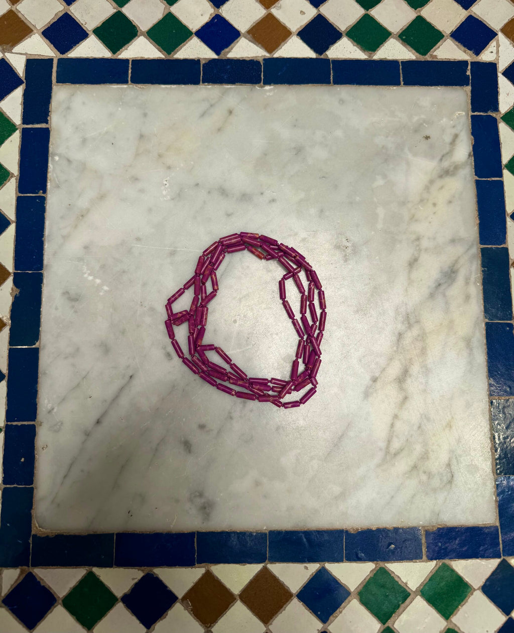 Collar de Fideos Madrasa Rosa