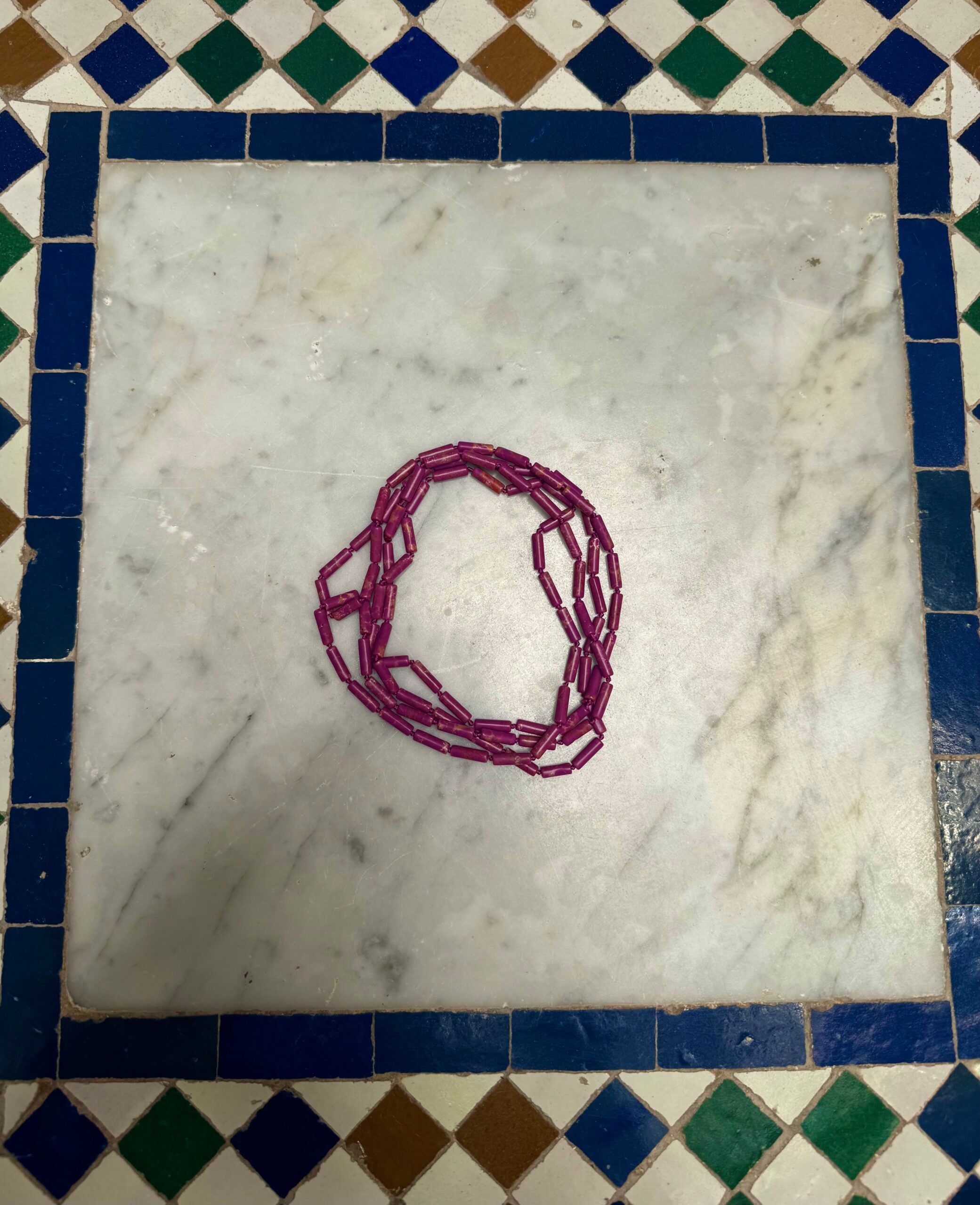 Collar de Fideos Madrasa Rosa
