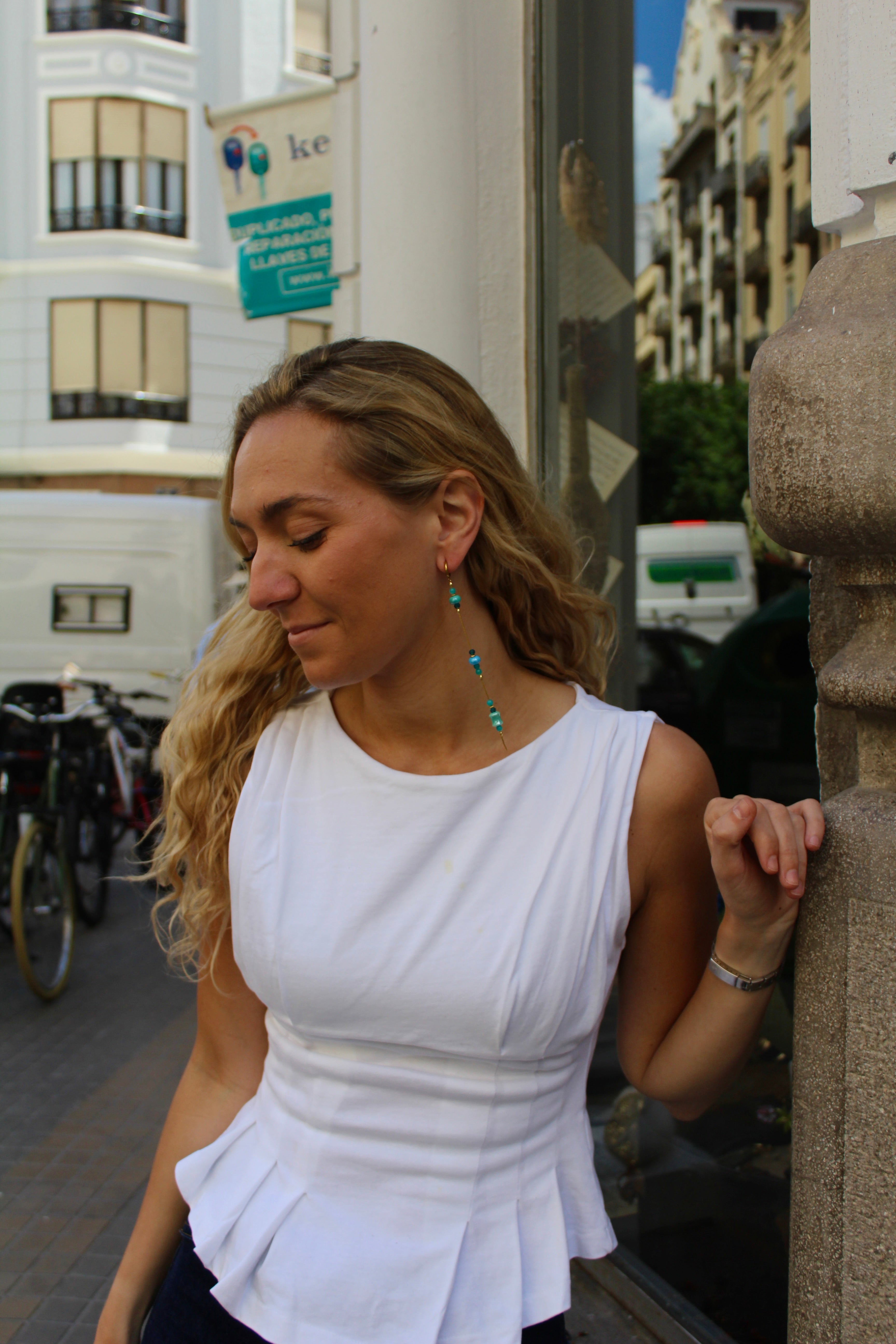Pendientes Pitufo
