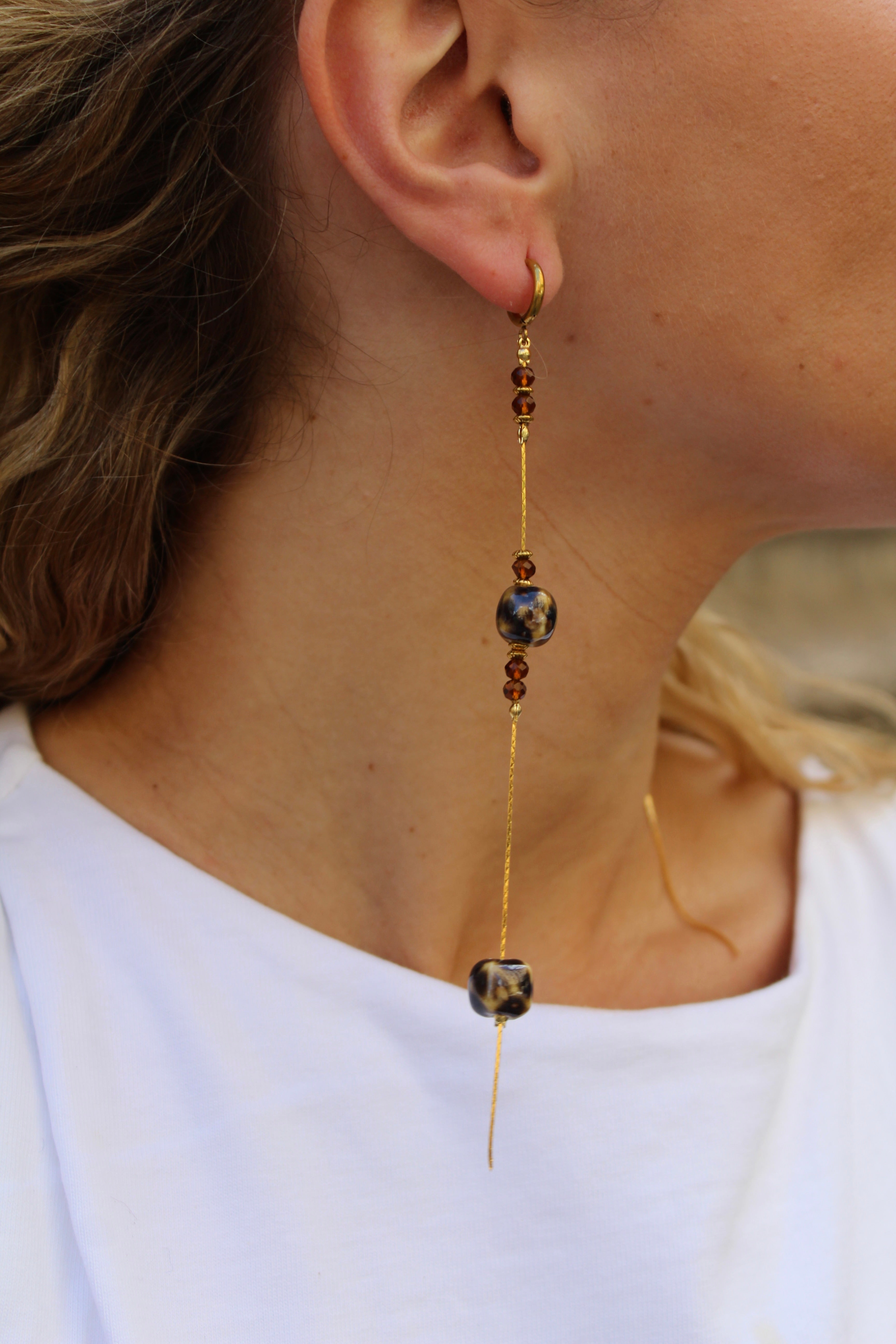 Pendientes Asimétricos Guepardo