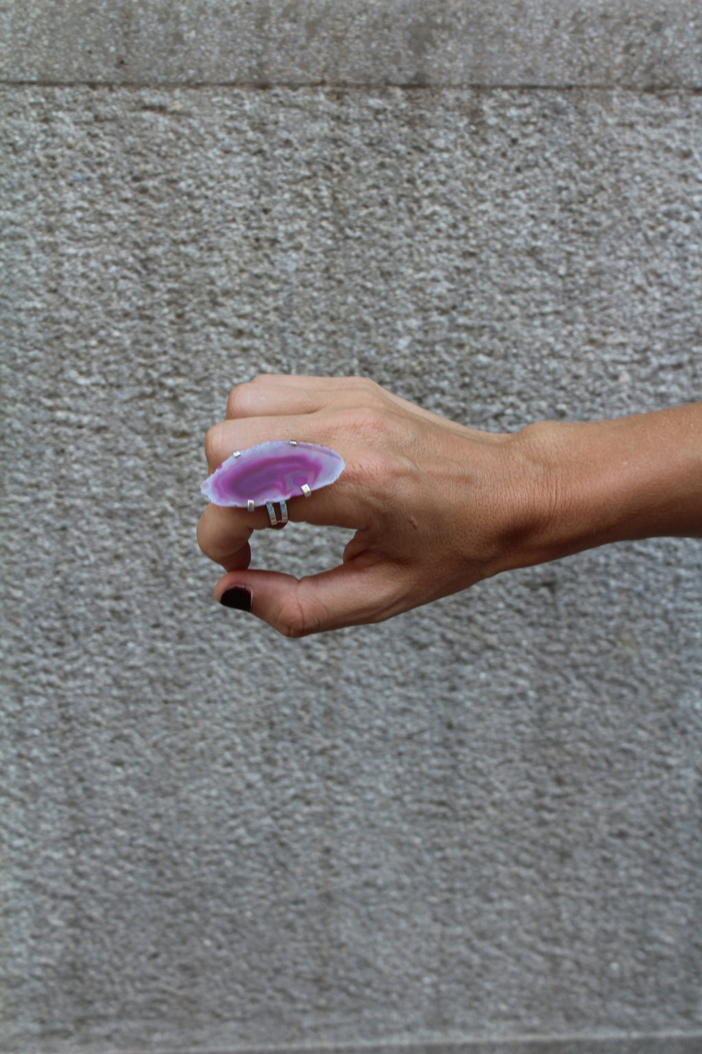 Anillo Ágata - Rosa 01