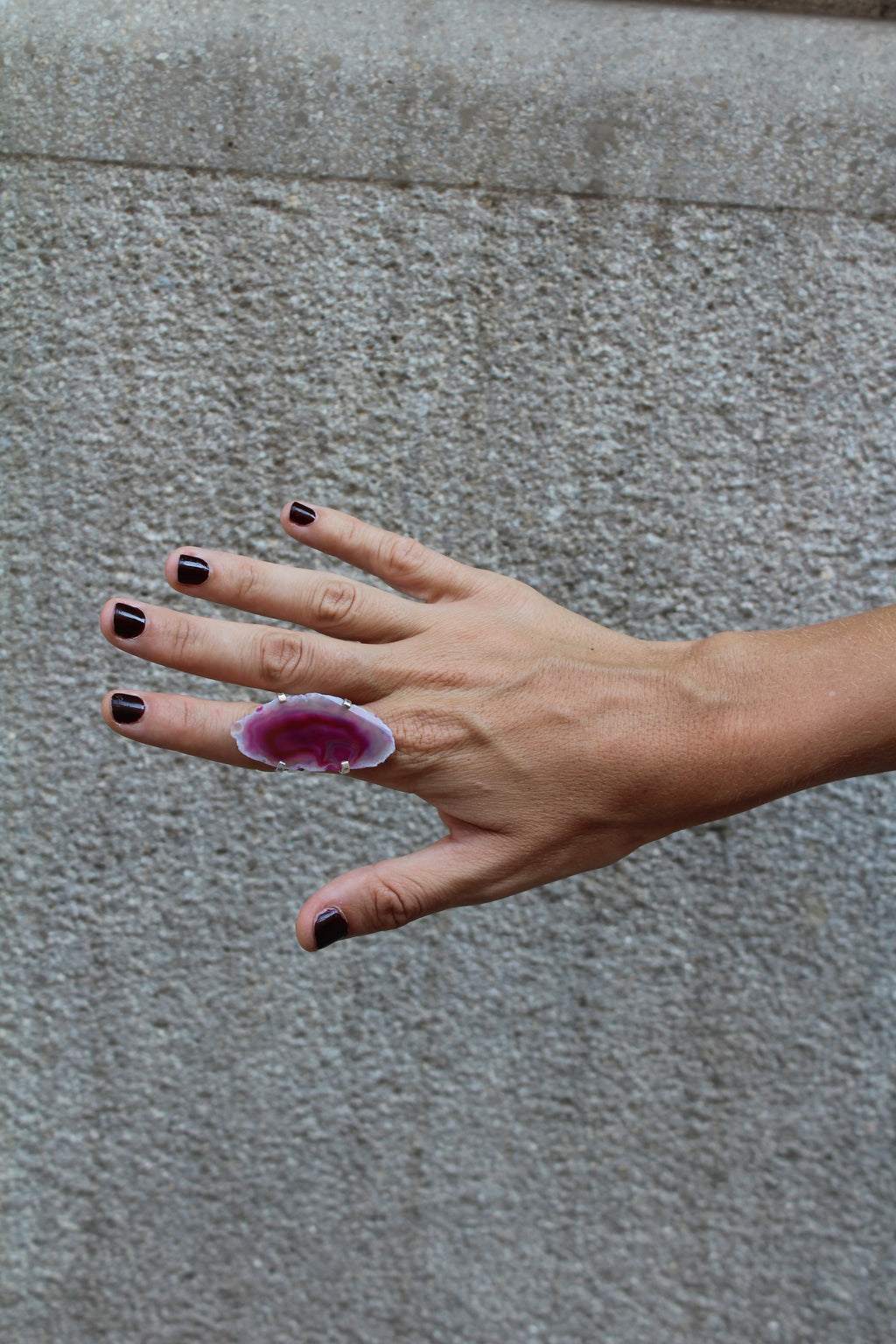 Anillo Ágata - Rosa 01
