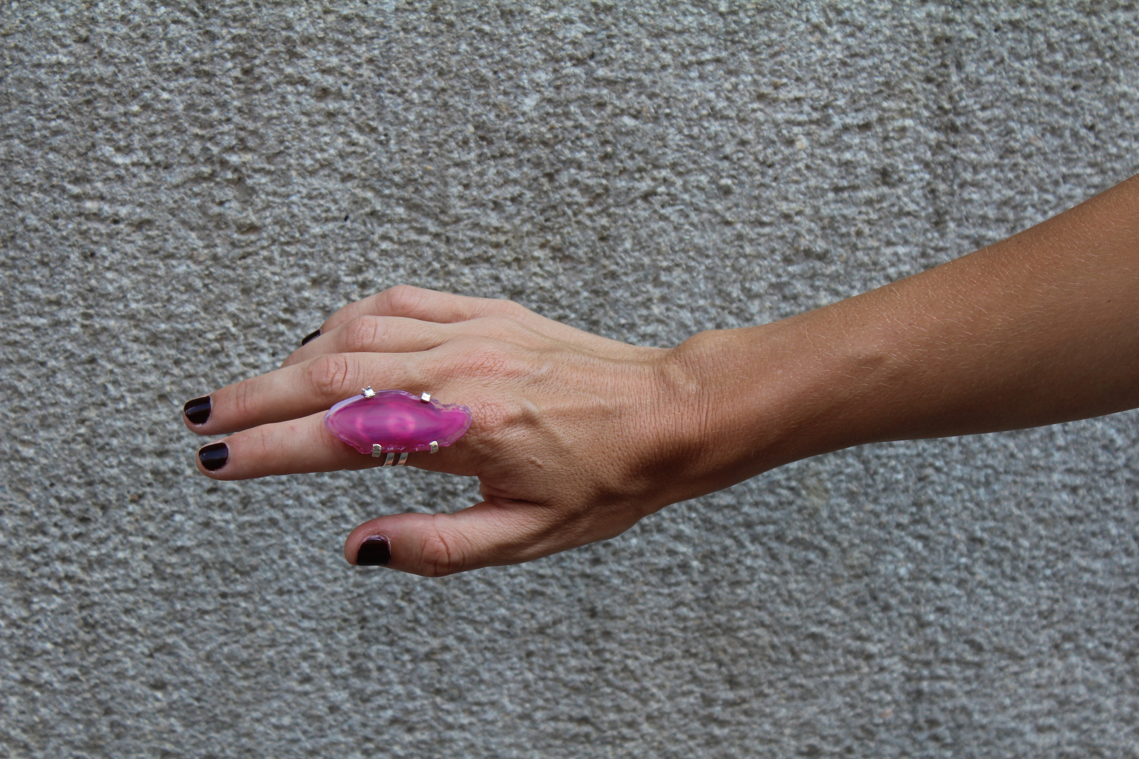 Anillo Ágata - Rosa 02